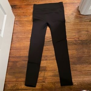 Black fleece leggings size large